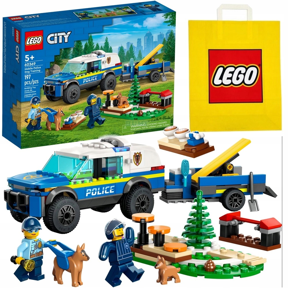 LEGO City 60369 Výcvik policajných psov v teréne